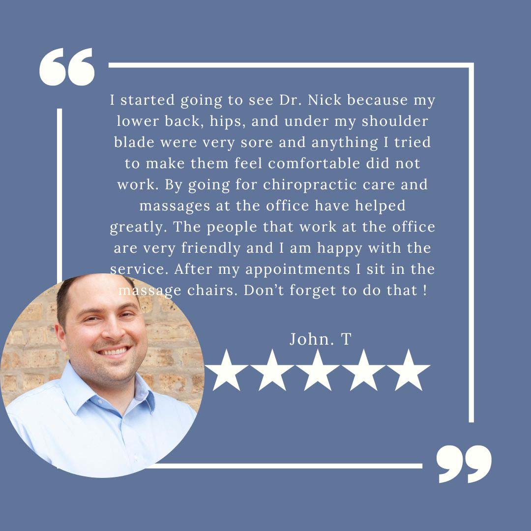 Chiropractic Evanston IL Testimonial